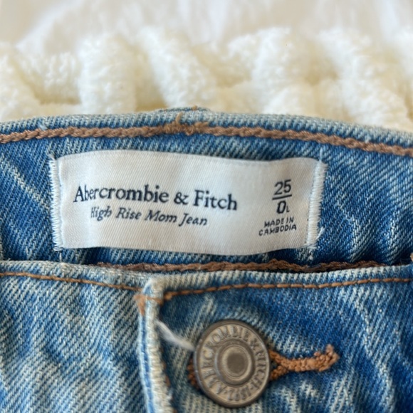 Abercrombie and Fitch High Rise Mom Jean - Picture 2 of 2